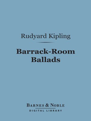 cover image of Barrack-Room Ballads (Barnes & Noble Digital Library)